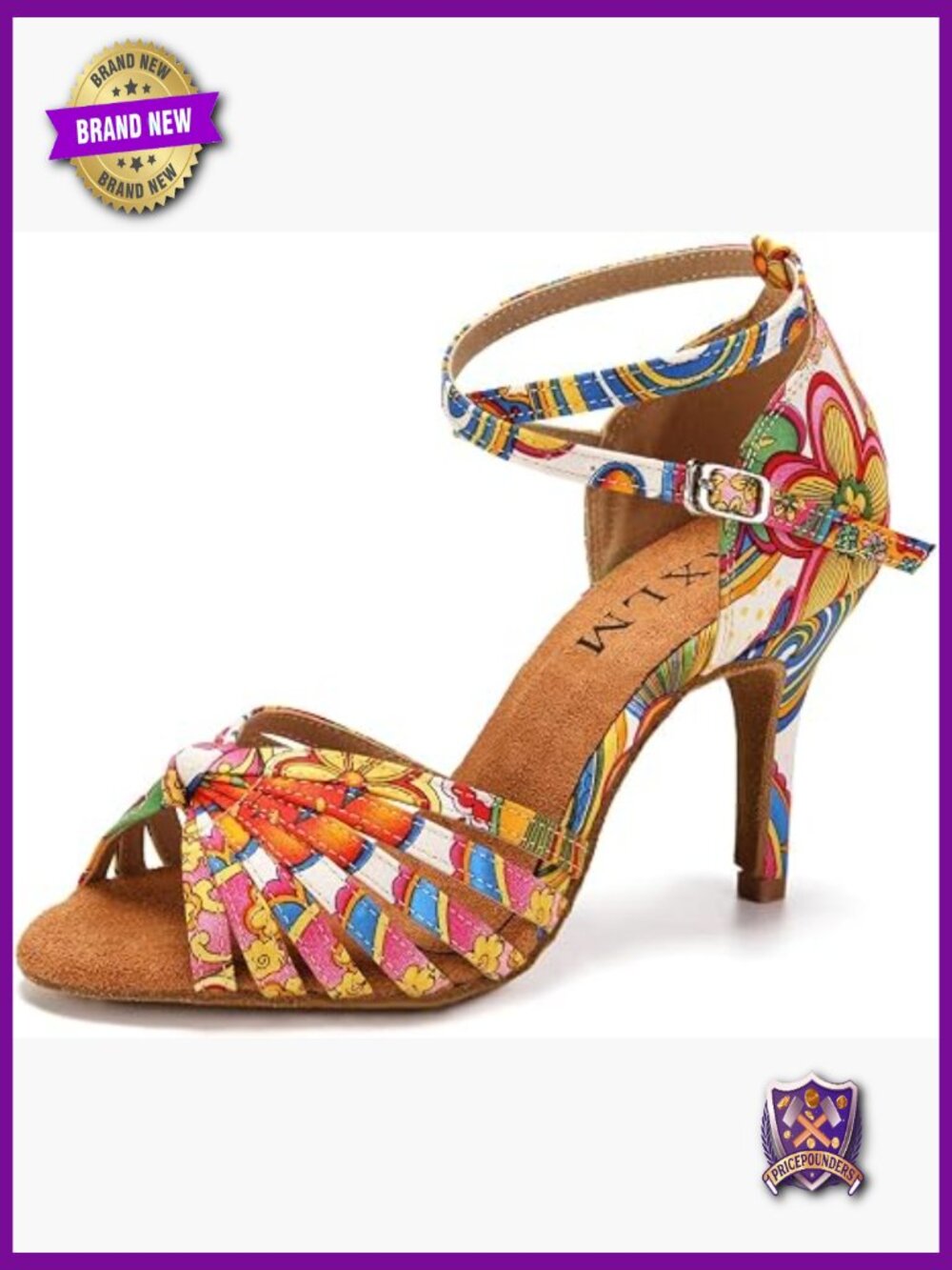 Latin Dance Shoes Women Ballroom Salsa Tango Practice Sneaker Heels